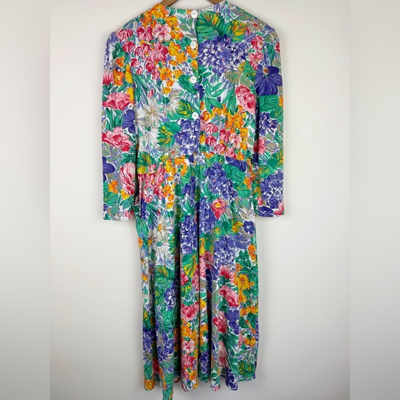 Jessica Howard Vintage Floral Midi Dress - Picture 7 of 11